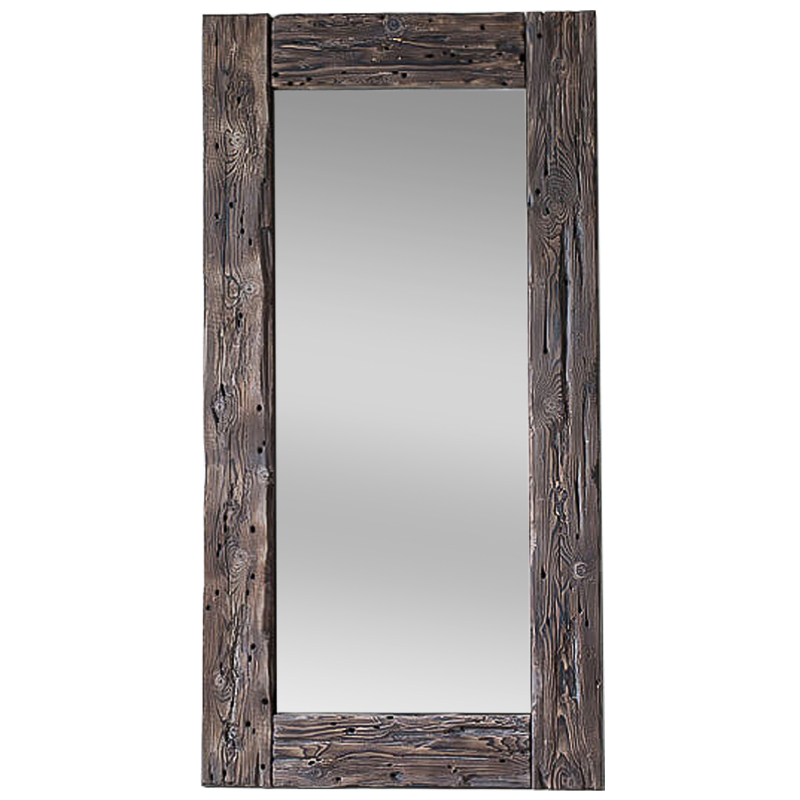 Зеркало Aged Wood Mirror Коричневый винтаж Зеркало Aged Wood Mirror Коричневый винтаж в Барнауле | Loft Concept