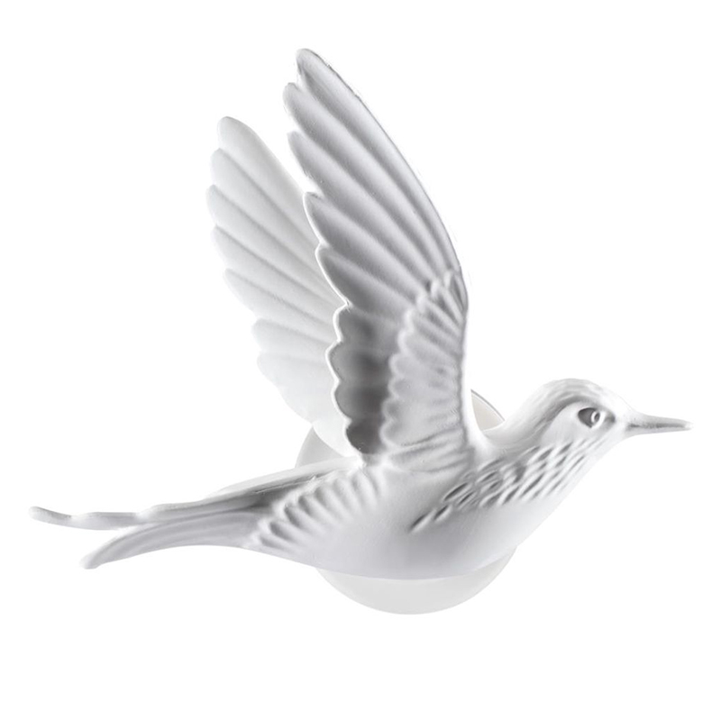 Бра White Bird Wall Lamp Белый Бра White Bird Wall Lamp Белый в Барнауле | Loft Concept
