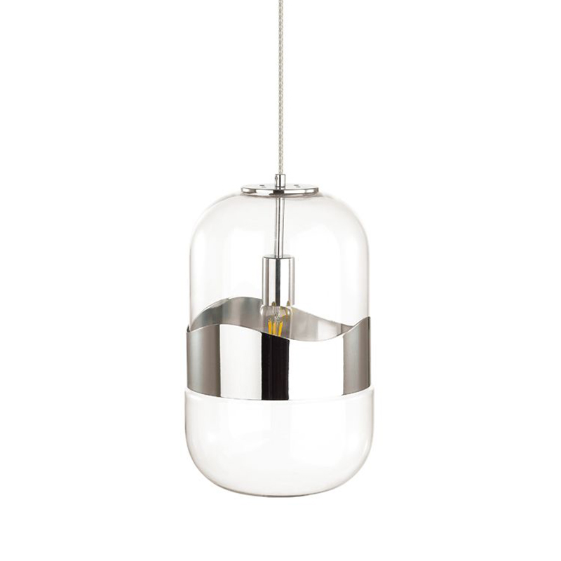 Подвесной светильник Igon Chrome Hanging Lamp Прозрачный Хром Подвесной светильник Igon Chrome Hanging Lamp Прозрачный Хром в Барнауле | Loft Concept