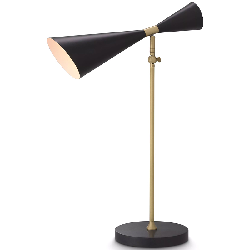 Настольная лампа Eichholtz Desk Lamp Milos Черный Латунь Настольная лампа Eichholtz Desk Lamp Milos Черный Латунь в Барнауле | Loft Concept