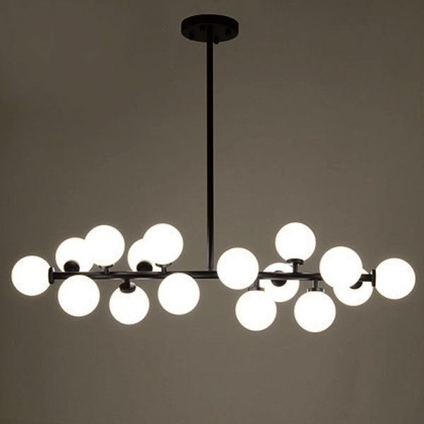 Светильник Bubble Stik Black Chandelier Черный матовый Светильник Bubble Stik Black Chandelier Черный матовый в Барнауле | Loft Concept