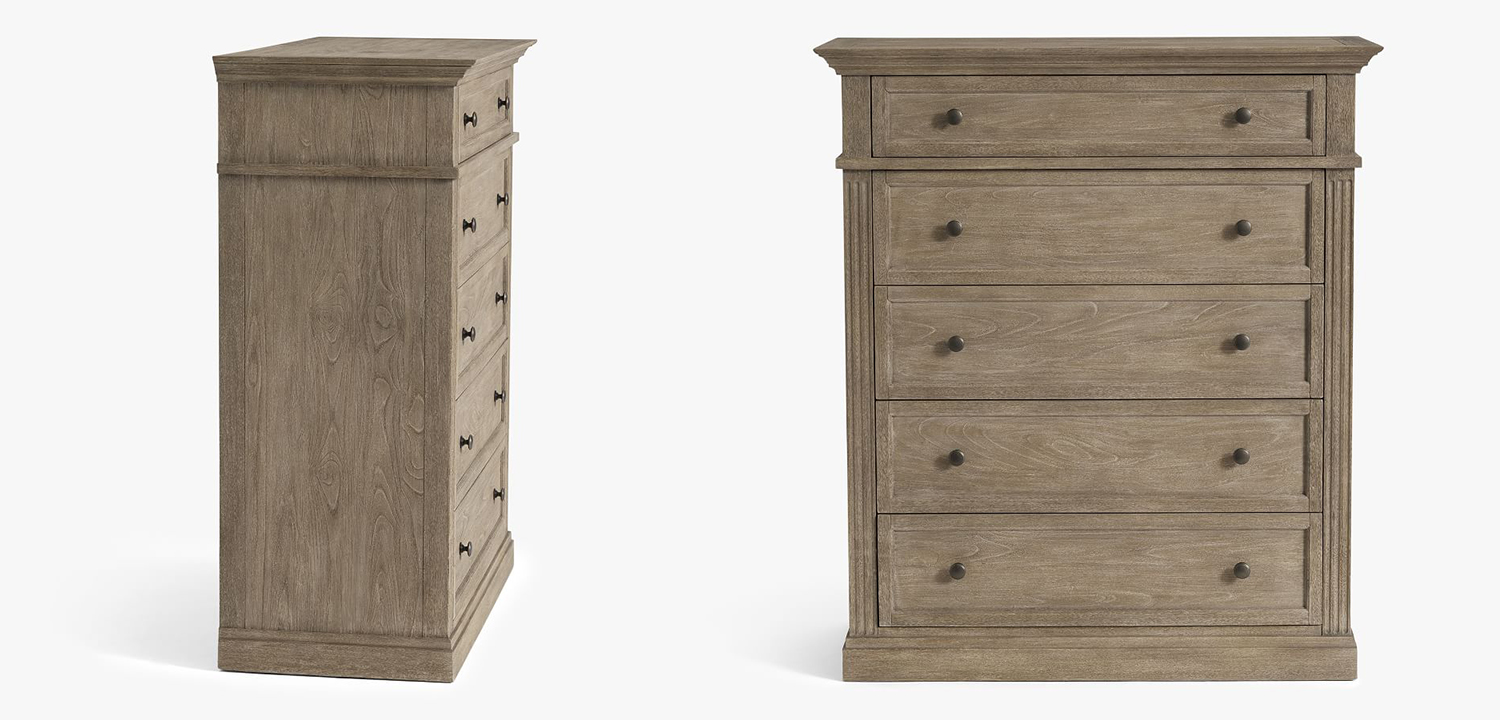 Комод 5 ящиков Benjamin Chest of 5 Drawers - фото №1