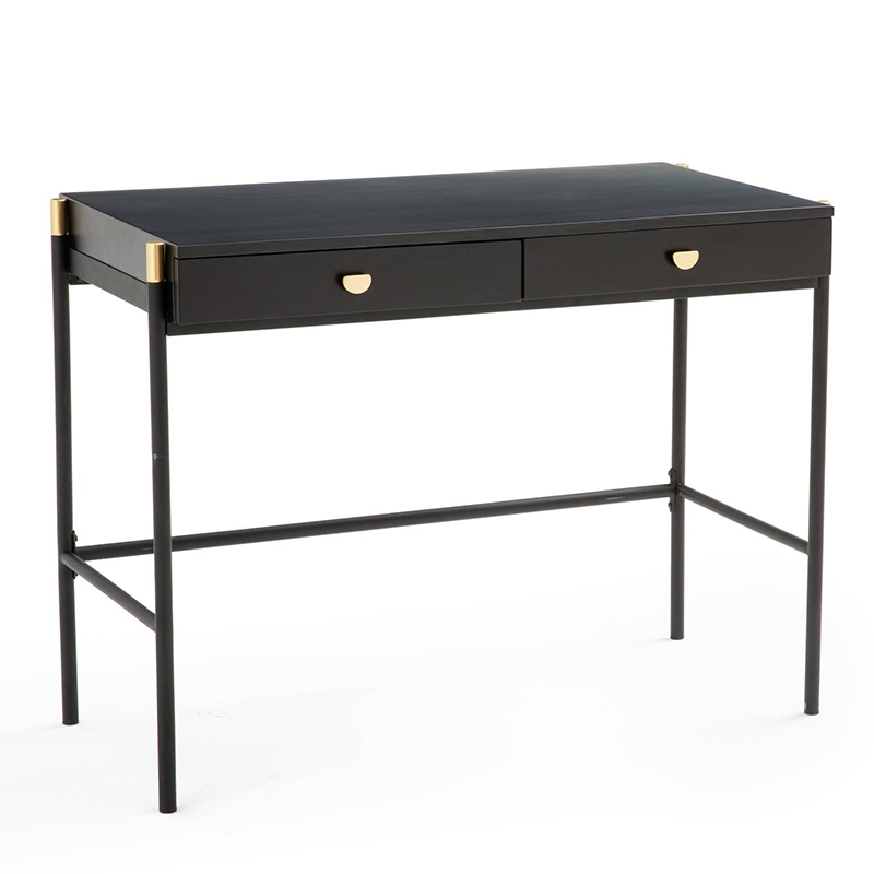 Рабочий стол Herdis Table Черный Рабочий стол Herdis Table Черный в Барнауле | Loft Concept