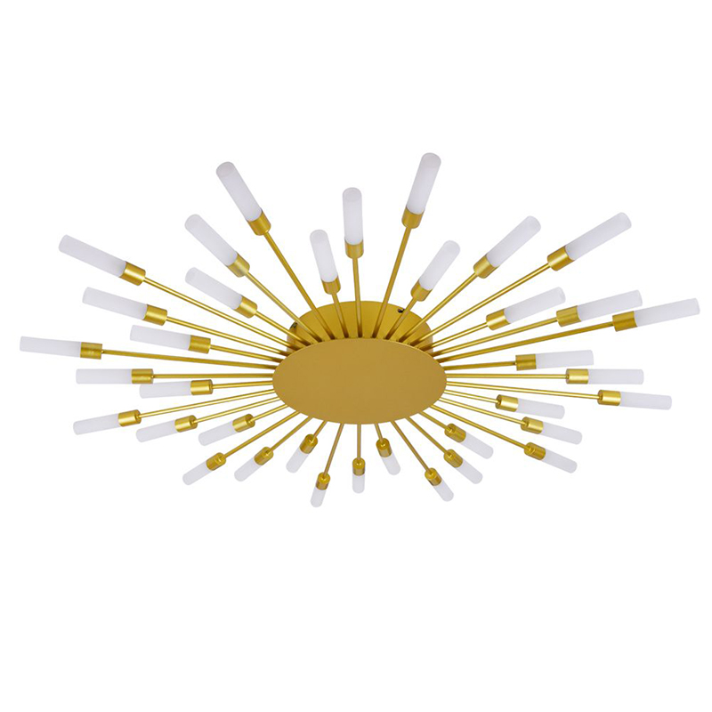 Потолочный светильник Aiden Ceiling Lamp 36 Золотой Белый Потолочный светильник Aiden Ceiling Lamp 36 Золотой Белый в Барнауле | Loft Concept