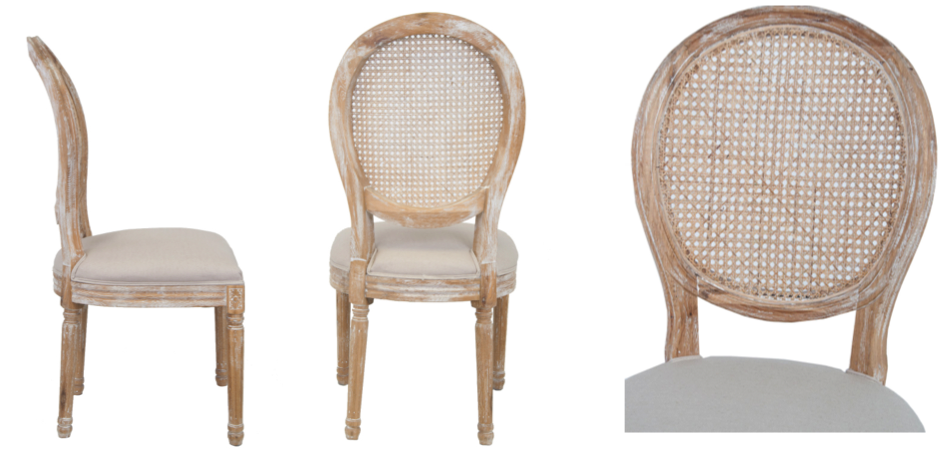 Стул French chairs Provence Beige Rattan 2 Chair Стул French chairs Provence Beige Rattan 2 Chair - Loft-Concept в Барнауле