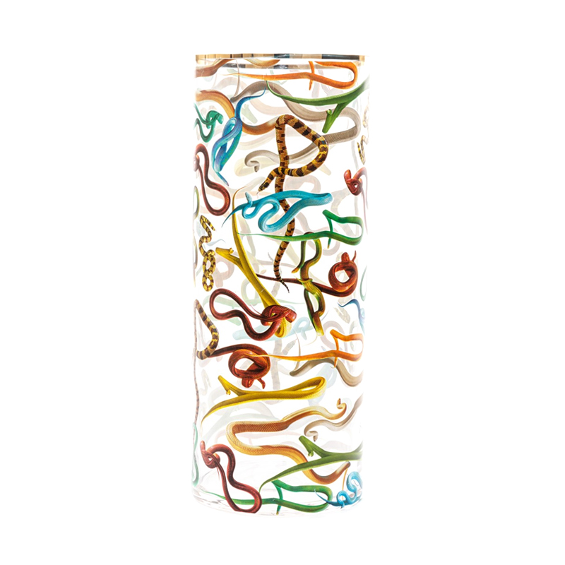 Ваза Seletti Snakes Big Прозрачный Золотой Синий Красный Ваза Seletti Snakes Big Прозрачный Золотой Синий Красный в Барнауле | Loft Concept