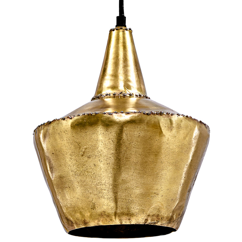 Подвесной светильник Rough Gold Pendant Винтажное глянцевое золото с состаренным эффектом Подвесной светильник Rough Gold Pendant Винтажное глянцевое золото с состаренным эффектом в Барнауле | Loft Concept