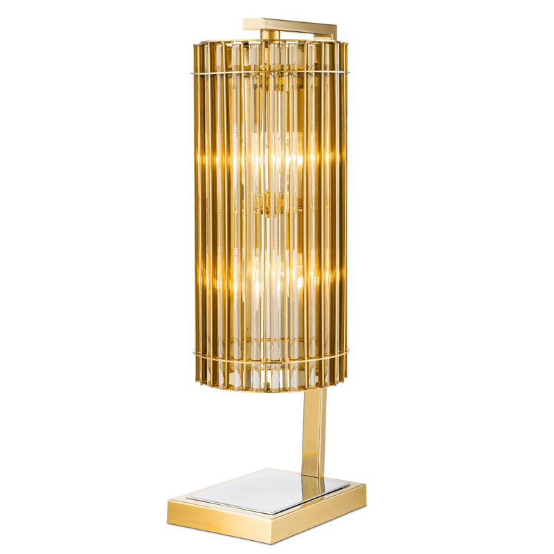 Настольная лампа Eichholtz Table Lamp Pimlico Gold Глянцевое золото Никель Золотой Шампань Настольная лампа Eichholtz Table Lamp Pimlico Gold Глянцевое золото Никель Золотой Шампань в Барнауле | Loft Concept