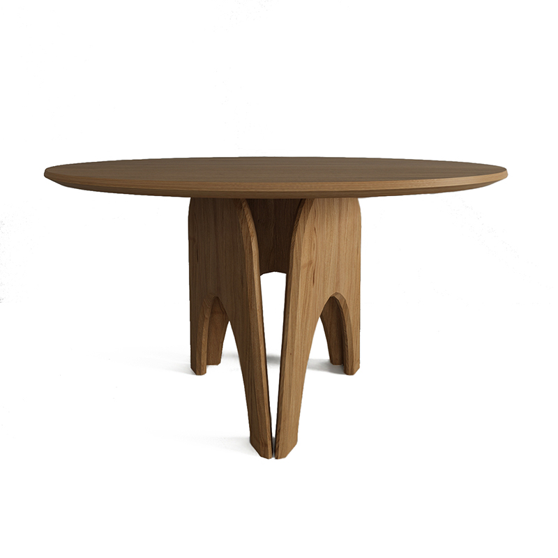 Обеденный круглый стол из дерева Pelican Dinner Table Древесина Обеденный круглый стол из дерева Pelican Dinner Table Древесина в Барнауле | Loft Concept