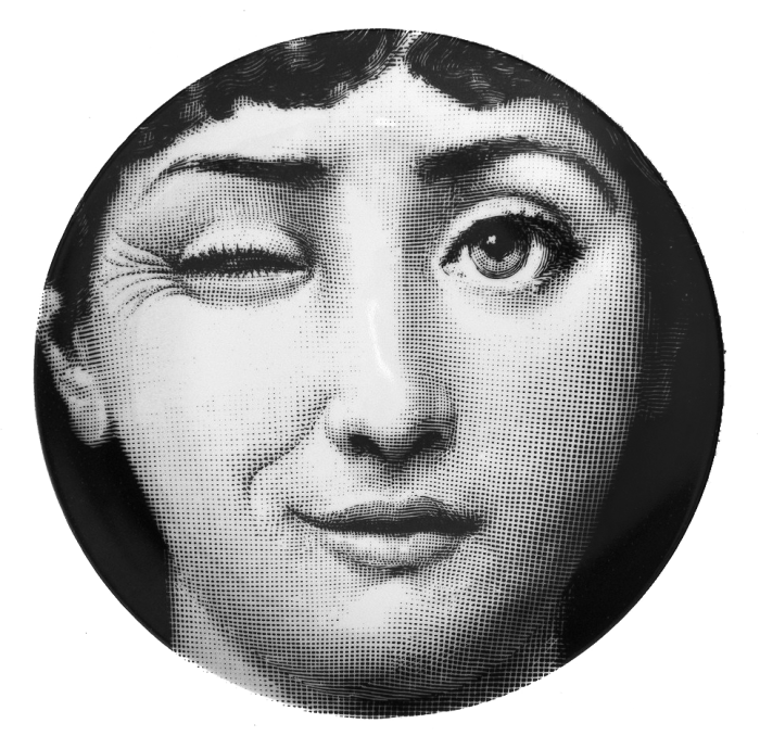Декоративная тарелка Fornasetti 130 Черный Декоративная тарелка Fornasetti 130 Черный в Барнауле | Loft Concept