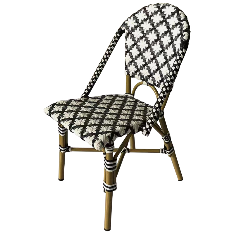 Стул ротанг Wicker Mathis Rattan Chair Черно-белый Древесина Стул ротанг Wicker Mathis Rattan Chair Черно-белый Древесина в Барнауле | Loft Concept