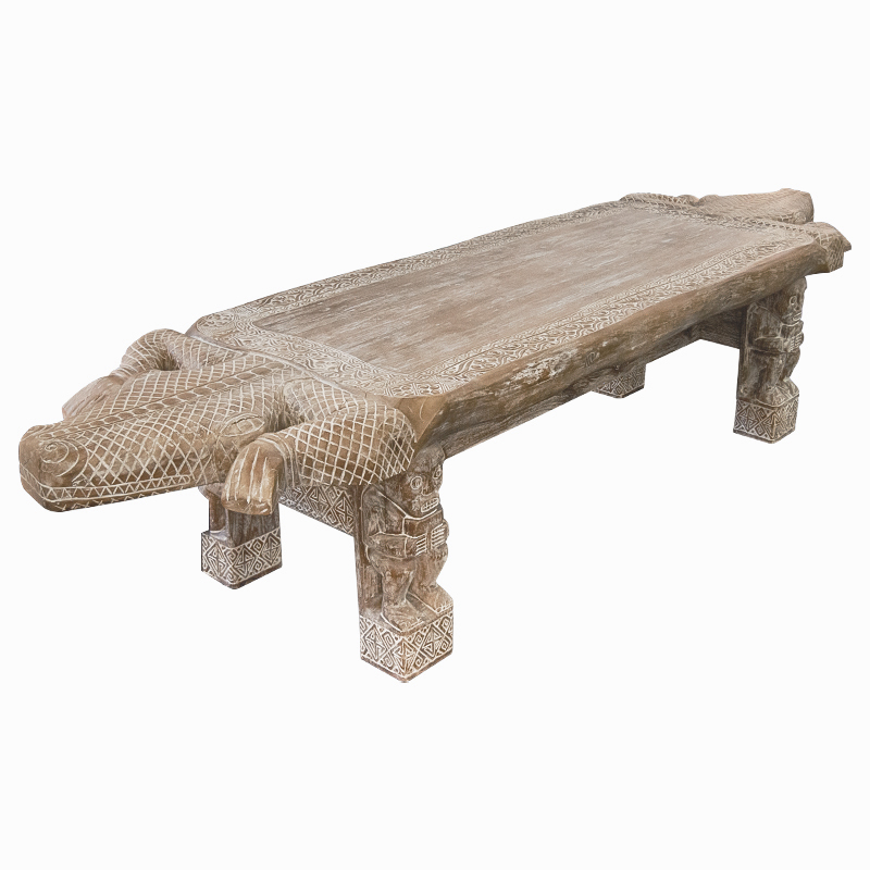 Большой обеденный стол Crocodile dining table ручная работа Древесина Большой обеденный стол Crocodile dining table ручная работа Древесина в Барнауле | Loft Concept