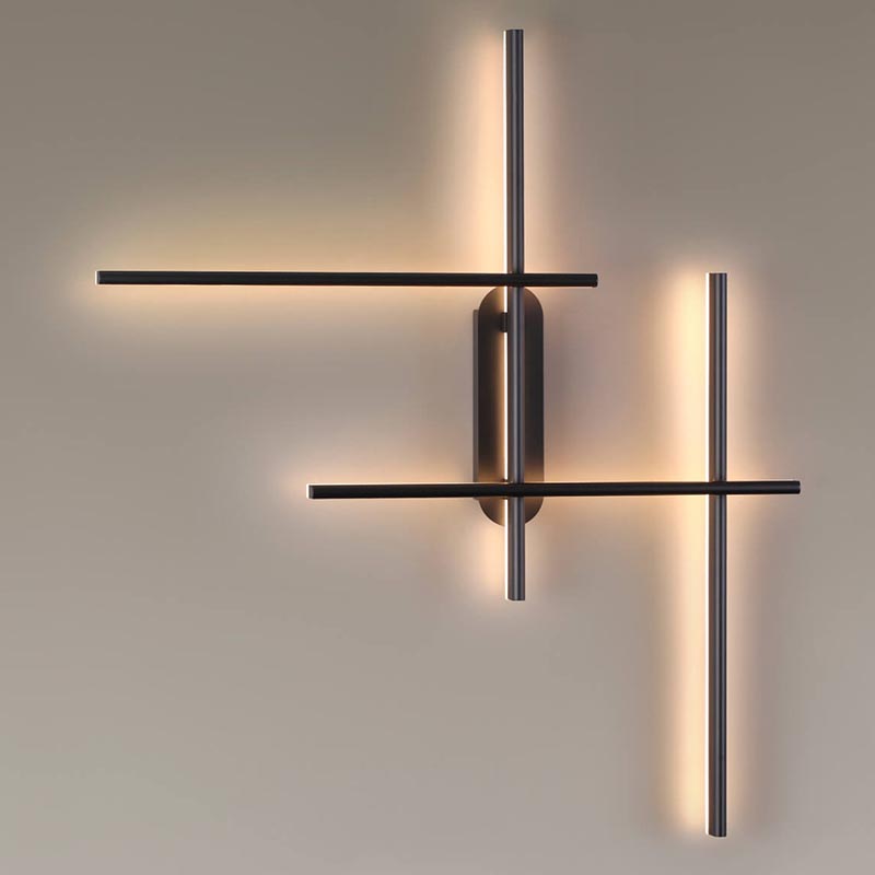 Бра Rolf Four Black Lines Черный Бра Rolf Four Black Lines Черный в Барнауле | Loft Concept