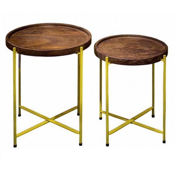 Комплект столиков Round side table set Акация Комплект столиков Round side table set Акация в Барнауле | Loft Concept