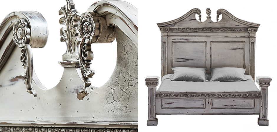 Кровать Gothic Style Bed White Кровать Gothic Style Bed White - Loft-Concept в Барнауле