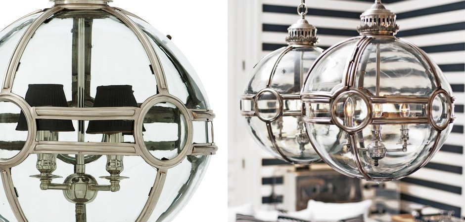 Люстра Lantern Hagerty Antique Silver - Loft-Concept в Барнауле