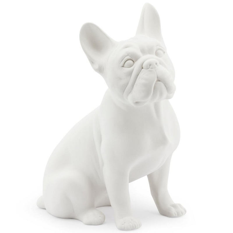 Статуэтка Abhika French Bulldog White Белый Статуэтка Abhika French Bulldog White Белый в Барнауле | Loft Concept