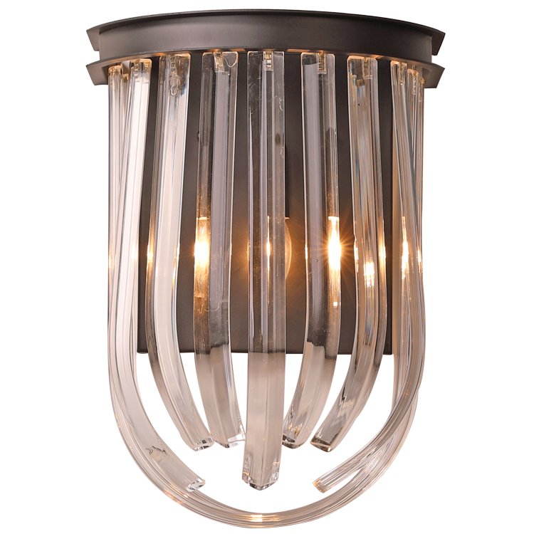 Бра RETRO FROZEN GLASS wall Lamp Черный Бра RETRO FROZEN GLASS wall Lamp Черный в Барнауле | Loft Concept