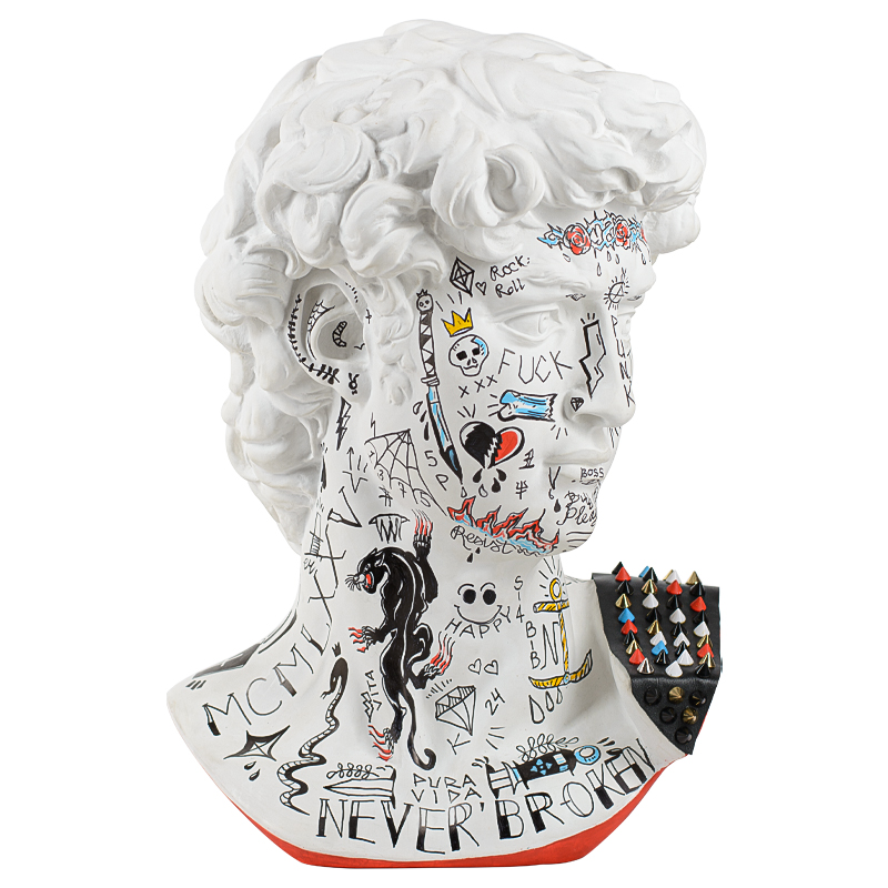 Статуэтка Bust of David PUNK Мульти Статуэтка Bust of David PUNK Мульти в Барнауле | Loft Concept