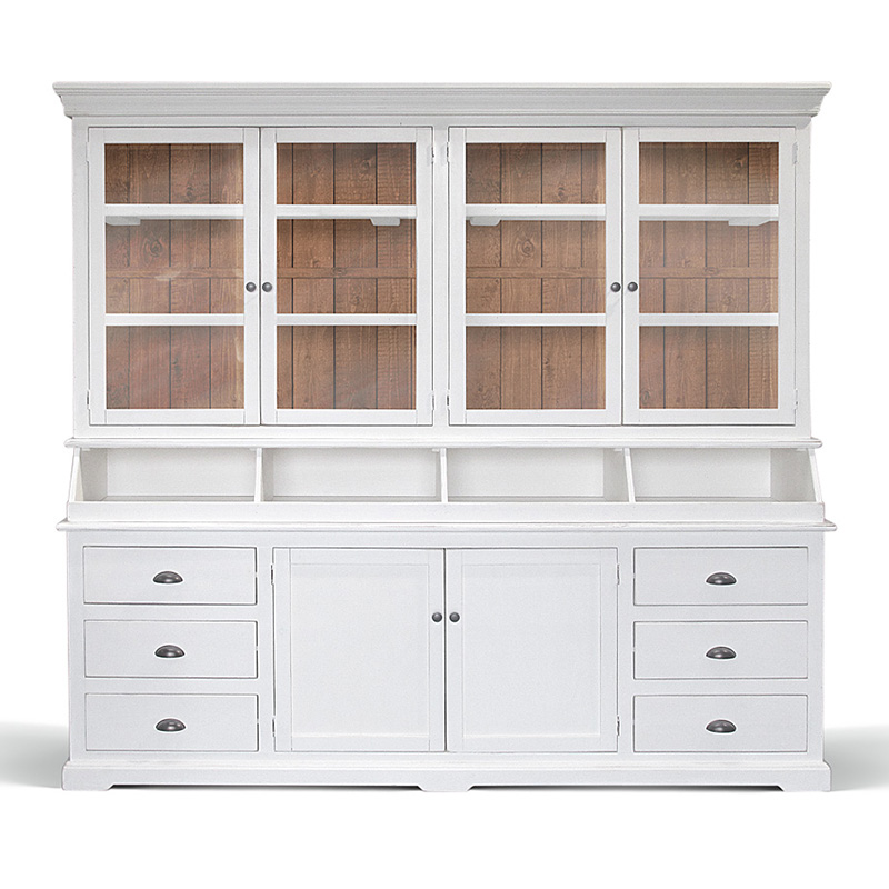 Шкаф Ruggerio Provence HARMONIE Glass Door big Белый Шкаф Ruggerio Provence HARMONIE Glass Door big Белый в Барнауле | Loft Concept