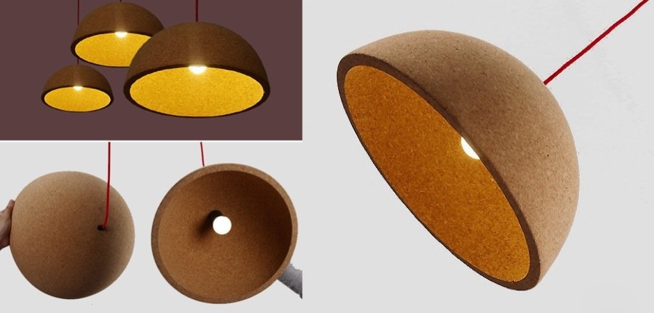 Подвесной светильник Cork Semisphere Подвесной светильник Cork Semisphere - Loft-Concept в Барнауле