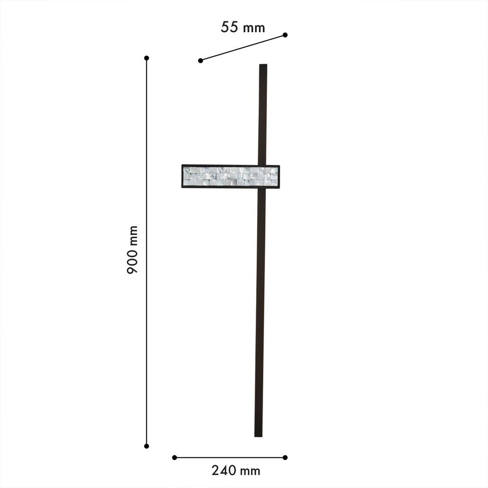 Бра с декором из перламутровой морской ракушки Touch of Marine Charm в Барнауле