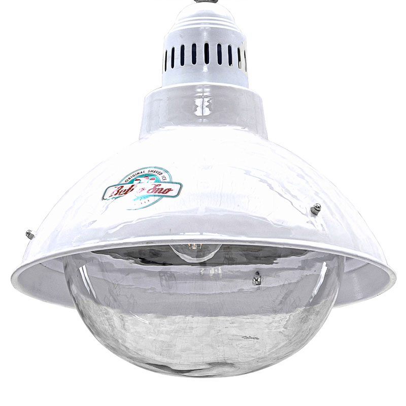 Подвесной светильник Visor Loft White Pendant Белый Прозрачный Подвесной светильник Visor Loft White Pendant Белый Прозрачный в Барнауле | Loft Concept