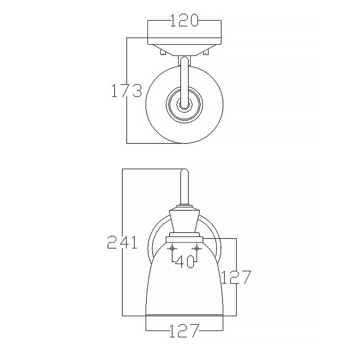 Бра с матовым ребристым плафоном в форме колокола Kichler в Барнауле