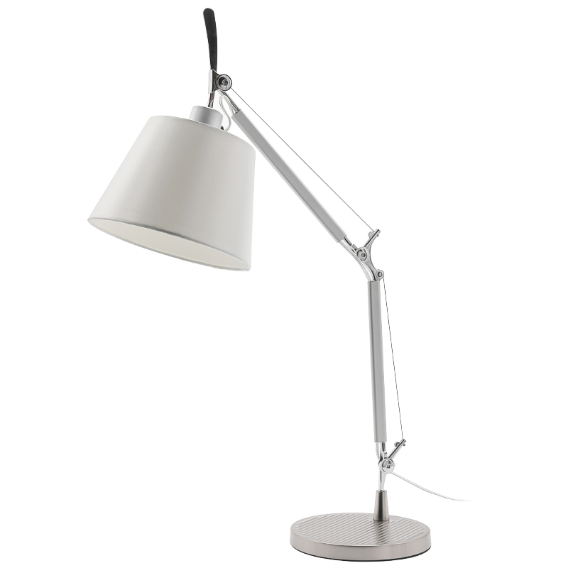 Настольная лампа Tolomeo Tavolo Basculante Белый Хром Настольная лампа Tolomeo Tavolo Basculante Белый Хром в Барнауле | Loft Concept