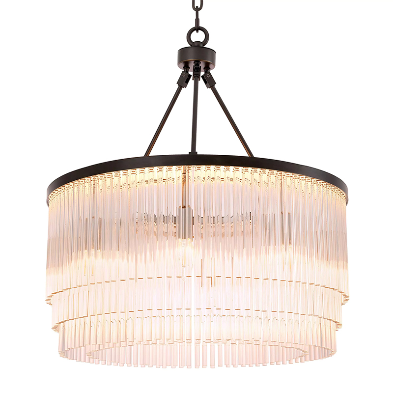 Люстра Eichholtz Chandelier Hector S Bronze Прозрачное Стекло Черный Темная бронза Люстра Eichholtz Chandelier Hector S Bronze Прозрачное Стекло Черный Темная бронза в Барнауле | Loft Concept