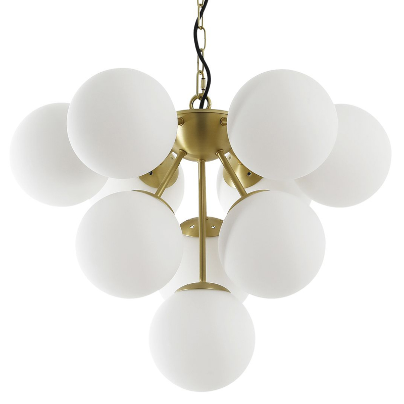 Современная люстра Berries Chandelier Золотой Белый Современная люстра Berries Chandelier Золотой Белый в Барнауле | Loft Concept