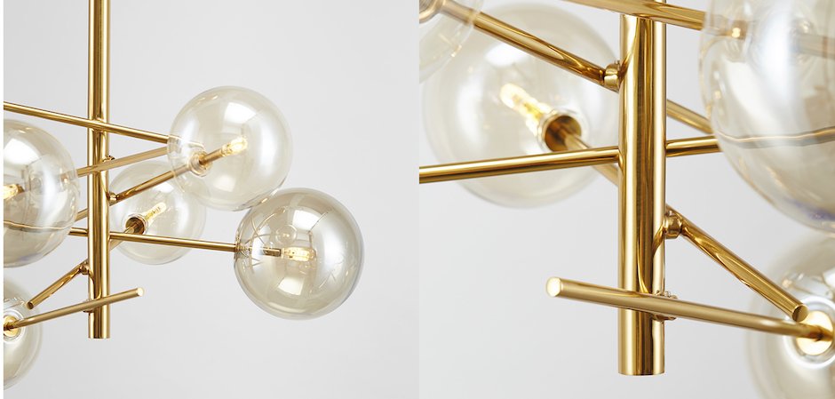 Люстра Bolle hanging lamp Gallotti & radice Люстра Bolle hanging lamp Gallotti & radice - Loft-Concept в Барнауле