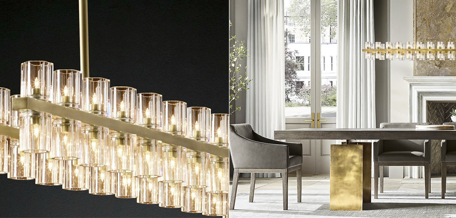 Люстра Restoration Hardware Arcachon Linear Chandelier Люстра Restoration Hardware Arcachon Linear Chandelier - Loft-Concept в Барнауле