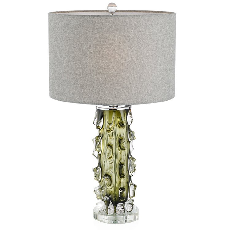 Настольная лампа Glass Cactus Зеленый Серый Настольная лампа Glass Cactus Зеленый Серый в Барнауле | Loft Concept