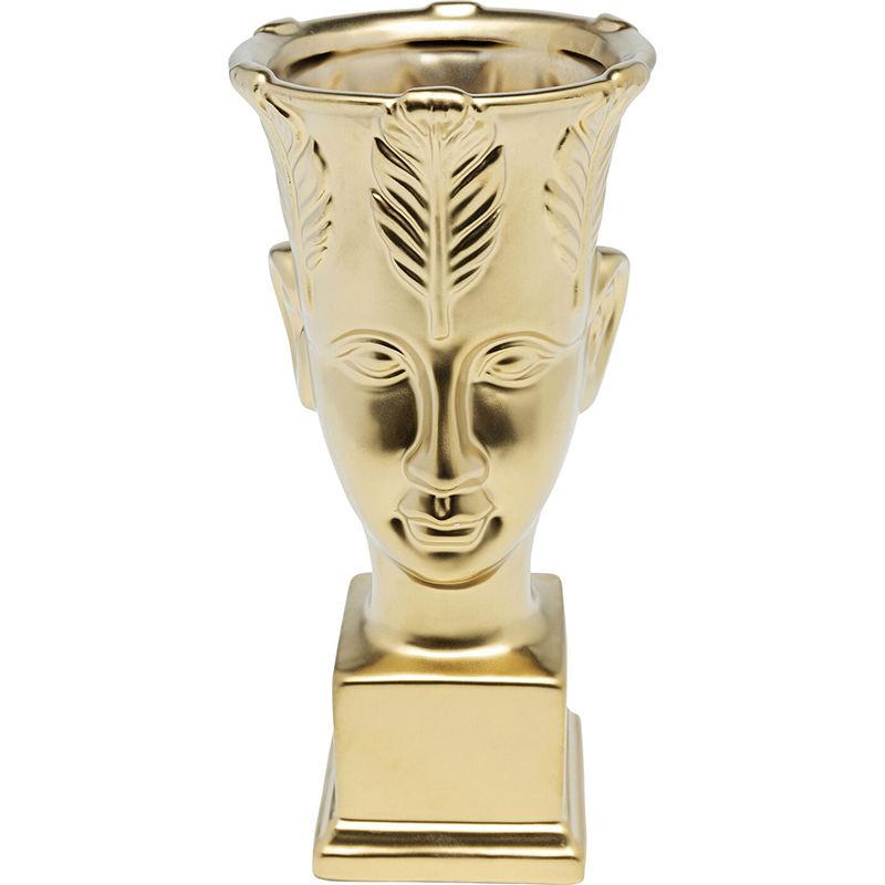 Ваза Golden Face Vase 26 Золотой Ваза Golden Face Vase 26 Золотой в Барнауле | Loft Concept