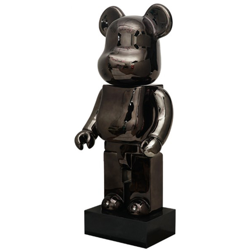 Статуэтка Bearbrick Black on stand Черный Статуэтка Bearbrick Black on stand Черный в Барнауле | Loft Concept