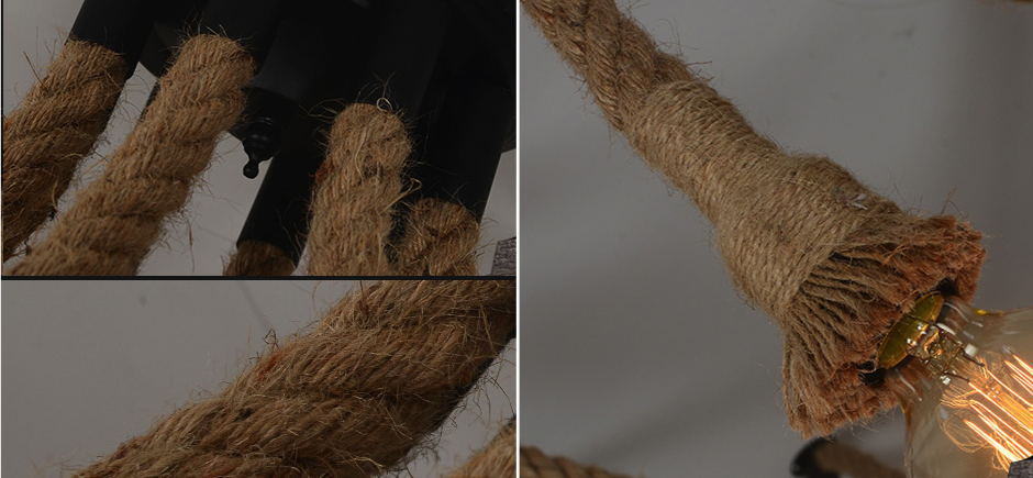 Подвесной светильник Rope Octopus Подвесной светильник Rope Octopus - Loft-Concept в Барнауле