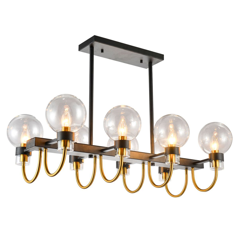 Люстра Votrom Chandelier Черный Прозрачный (Transparent) Бронза Люстра Votrom Chandelier Черный Прозрачный (Transparent) Бронза в Барнауле | Loft Concept