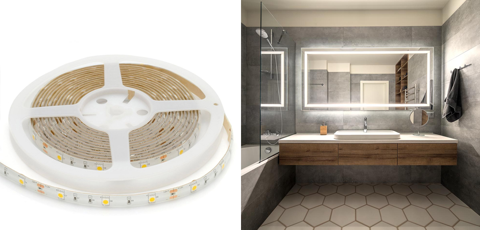 Светодиодная влагозащищенная лента 7,2W/m 30LED/m 5050SMD теплый белый 5M Светодиодная влагозащищенная лента 7,2W/m 30LED/m 5050SMD теплый белый 5M - Loft-Concept в Барнауле