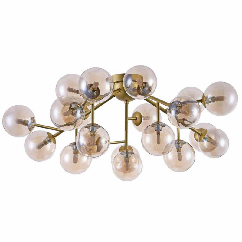 Потолочный Светильник Berries Chandelier Amber 75 матовое золото Янтарь (Amber) Потолочный Светильник Berries Chandelier Amber 75 матовое золото Янтарь (Amber) в Барнауле | Loft Concept