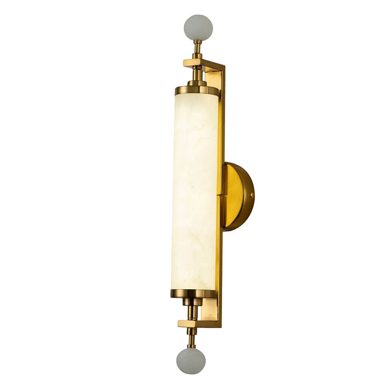 Бра Chantel Marble Wall Lamp S Латунь Белый Бра Chantel Marble Wall Lamp S Латунь Белый в Барнауле | Loft Concept
