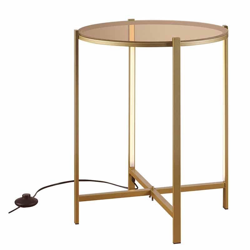 Приставной стол Galia Side Table Bronze LED Бронза Приставной стол Galia Side Table Bronze LED Бронза в Барнауле | Loft Concept