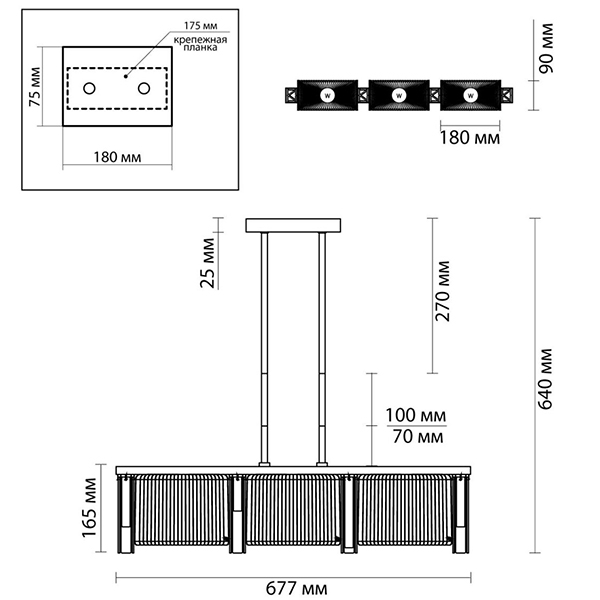 Люстра Madelen Chrome Linear Chandelier Люстра Madelen Chrome Linear Chandelier в Барнауле