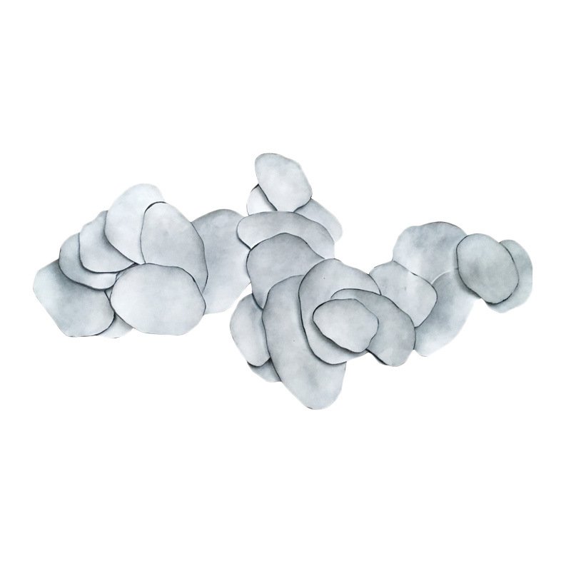 Арт-объект на стену Silver Blue Flakes Серо-голубой Арт-объект на стену Silver Blue Flakes Серо-голубой в Барнауле | Loft Concept