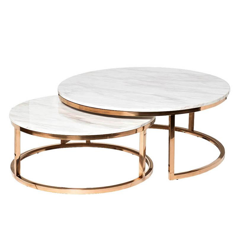 Комплект кофейных столов Hewdonald Coffee Table Глянцевое золото Комплект кофейных столов Hewdonald Coffee Table Глянцевое золото в Барнауле | Loft Concept