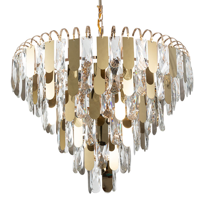 Люстра Beverly Chandelier 54 Золотой Прозрачный в Барнауле | Loft Concept 