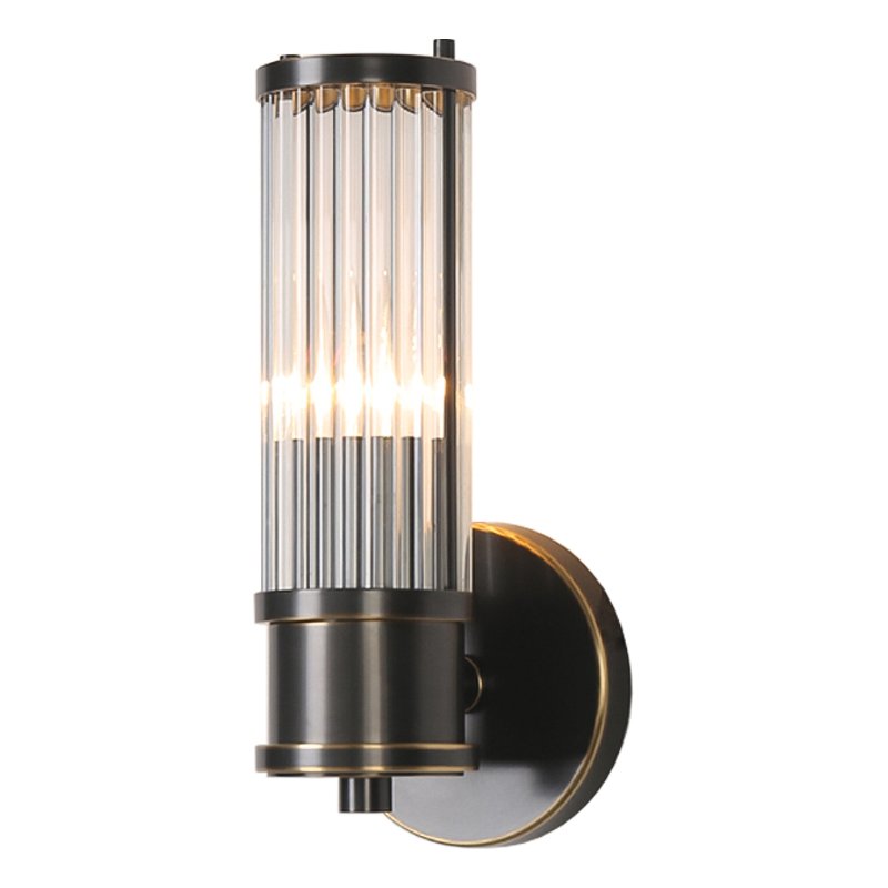 Ralph Lauren Бра Allen Single Sconce Темная бронза Прозрачный (Transparent) Ralph Lauren Бра Allen Single Sconce Темная бронза Прозрачный (Transparent) в Барнауле | Loft Concept
