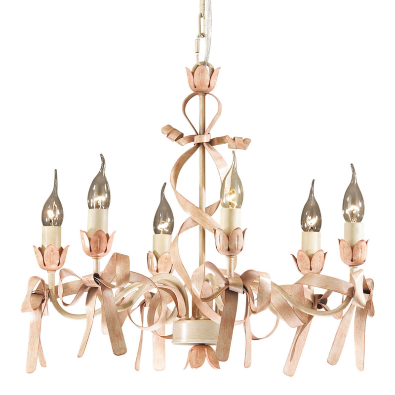 Люстра Kinder rosset 6 Dirty Rose Кремовый Люстра Kinder rosset 6 Dirty Rose Кремовый в Барнауле | Loft Concept