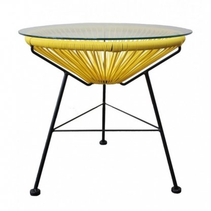 Приставной стол Acapulco side table Yellow Морская синь Желтый Оранжевый Зеленый Черный Белый Приставной стол Acapulco side table Yellow Морская синь Желтый Оранжевый Зеленый Черный Белый в Барнауле | Loft Concept