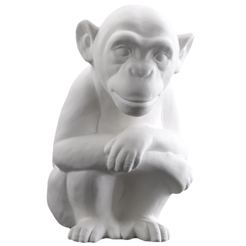 Статуэтка Abhika Monkey Bisc. White Белый Статуэтка Abhika Monkey Bisc. White Белый в Барнауле | Loft Concept